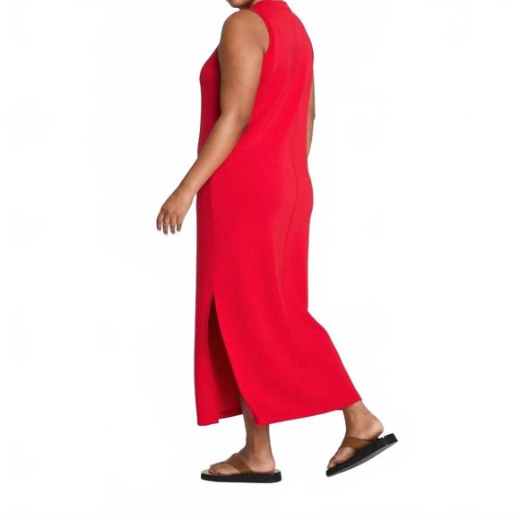 NEW SPANX airessentials maxi dress in spanx red